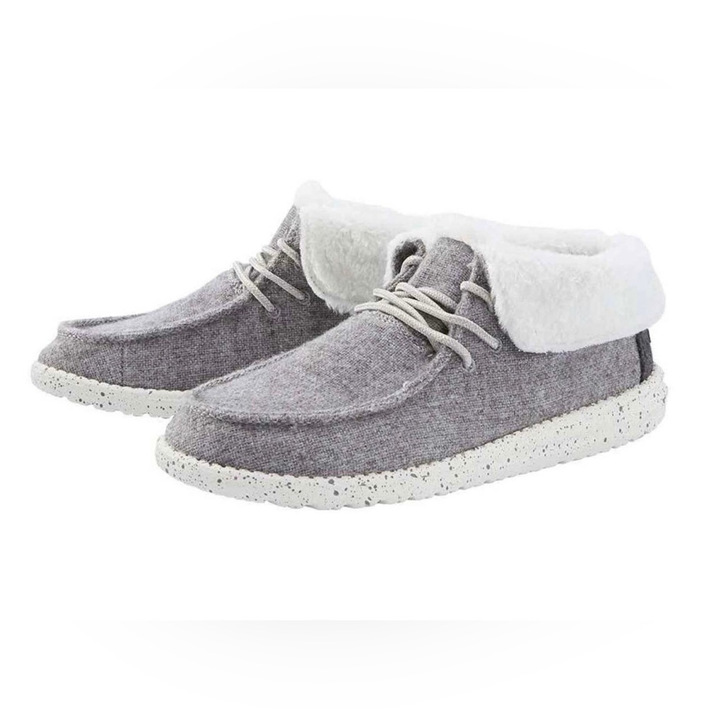 Hey Dude Women's Britt Casual Shoes - Charcoal - Size 7